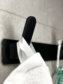 Вішалка на 3 гачки чорна MBM HOME модель HA-01/3 BLACK Вішалка на 3 гачки чорна MBM HOME модель HA-01/3 BLACK Фото