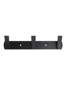 Вішалка на 3 гачки чорна MBM HOME модель HA-02/3 BLACK Фото