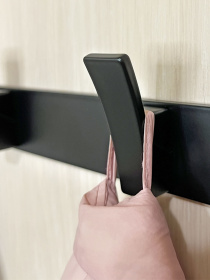 Вешалка на 5 крючков черная MBM HOME модель HA-02/5 BLACK Фото