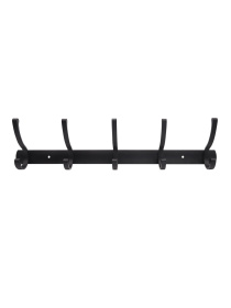 Вешалка на 5 крючков черная MBM MY HOME модель HA-03/5 BLACK Фото