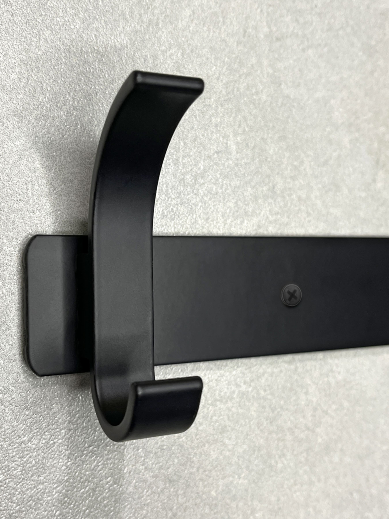 Вешалка на 3 крючка черная MBM MY HOME модель HA-04/3 BLACK Фото