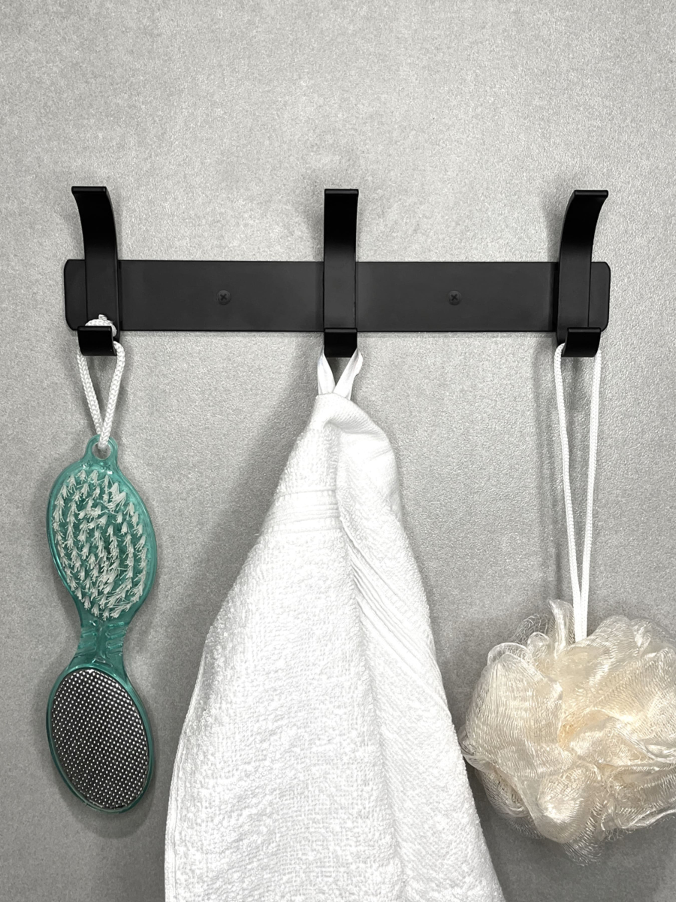 Вішалка на 3 гачки чорна MBM HOME модель HA-04/3 BLACK Фото