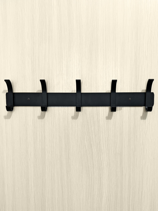 Вішалка на 5 гачків чорна MBM HOME модель HA-04/5 BLACK Фото