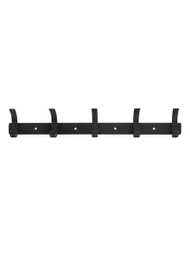 Вішалка на 5 гачків чорна MBM HOME модель HA-04/5 BLACK Фото