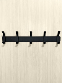 Вішалка на 5 гачків чорна MBM HOME модель HA-04/5 BLACK Фото