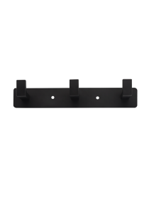 Вешалка на 3 крючка черная MBM MY HOME модель HA-05/3 BLACK Фото
