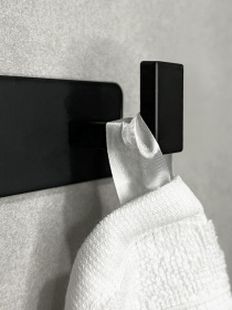 Вешалка на 5 крючков черная MBM MY HOME модель HA-05/5 BLACK Фото