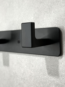 Вешалка на 5 крючков черная MBM MY HOME модель HA-05/5 BLACK Фото