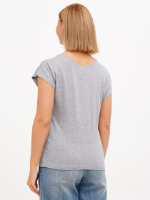 Футболка Sassofono модель A272-SF-1641_серый Фото