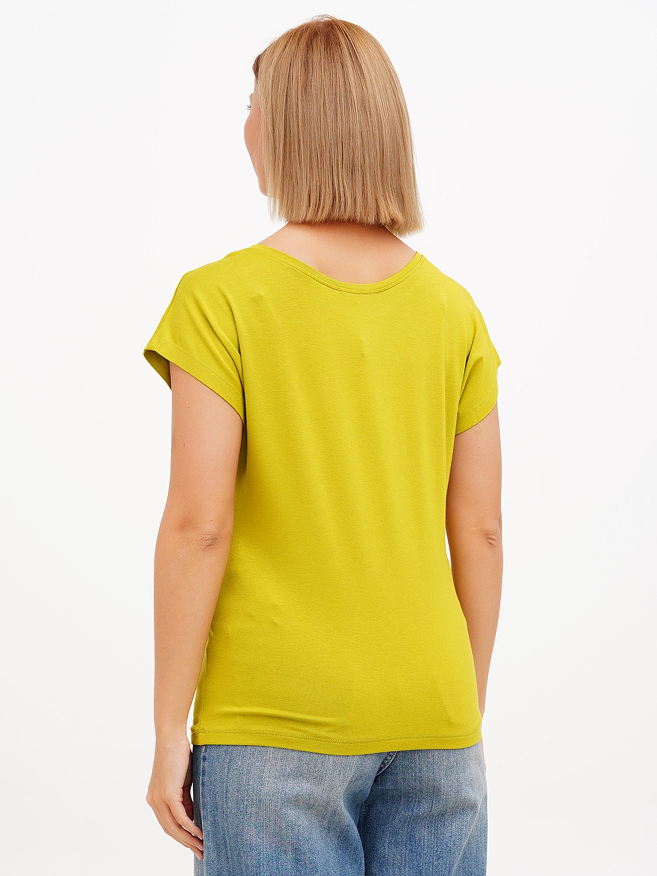 Футболка Sassofono модель A272-SF-1641_оливковый Фото