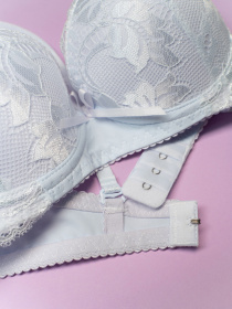 Бюстгальтер ISSA Plus модель BL3-170_белый Бюстгальтер ISSA Plus модель BL3-170_белый Фото