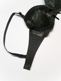 Бюстгальтер ISSA Plus модель BL3-170_темно_зеленый Фото