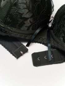 Бюстгальтер ISSA Plus модель BL3-170_темно_зеленый Фото