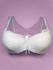 Бюстгальтер ISSA Plus модель BL3-169_белый Бюстгальтер ISSA Plus модель BL3-169_белый Фото