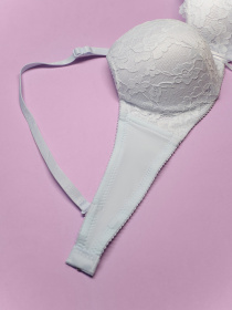 Бюстгальтер ISSA Plus модель BL3-169_белый Бюстгальтер ISSA Plus модель BL3-169_белый Фото