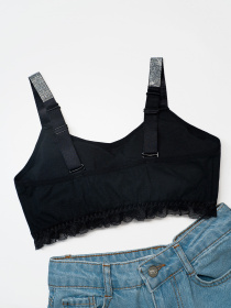 Топ ISSA Plus модель BL3-145_черный Топ ISSA Plus модель BL3-145_черный Фото