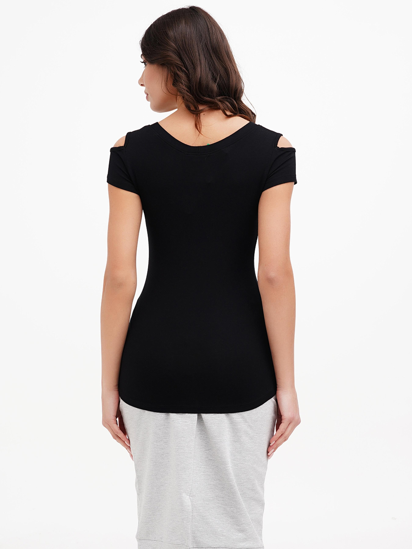 Футболка Sassofono модель A272-SF-1646_чёрный Фото