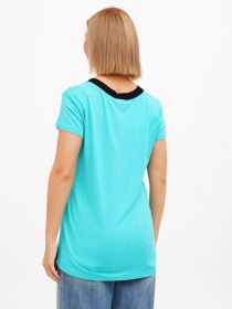 Футболка Sassofono модель A272-SF-1648_мятный Фото