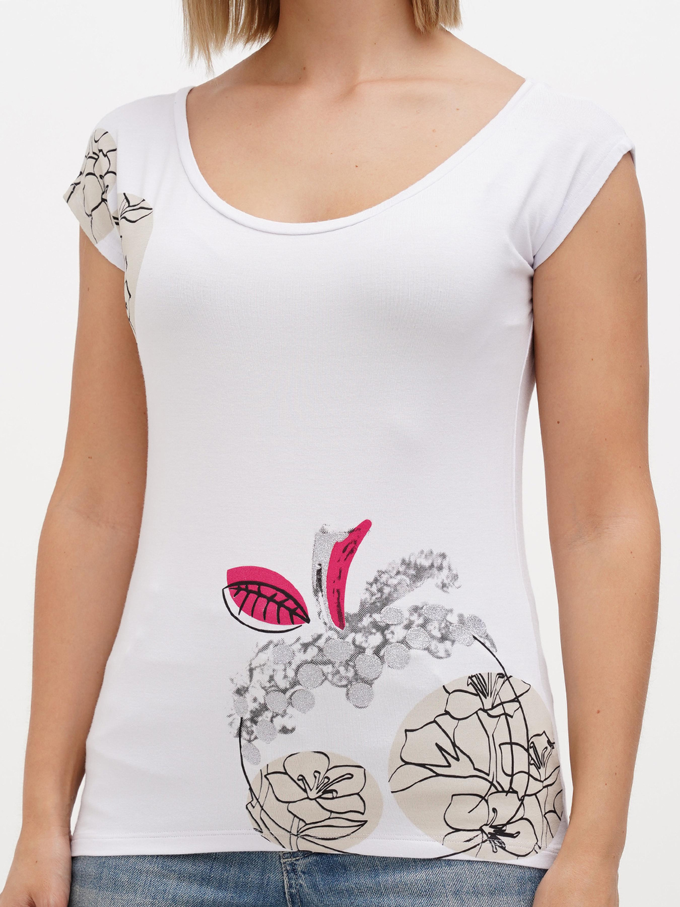 Футболка Sassofono модель A272-SF-1650_белый Фото