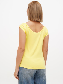 Футболка Sassofono модель A272-SF-1650_жёлтый Фото