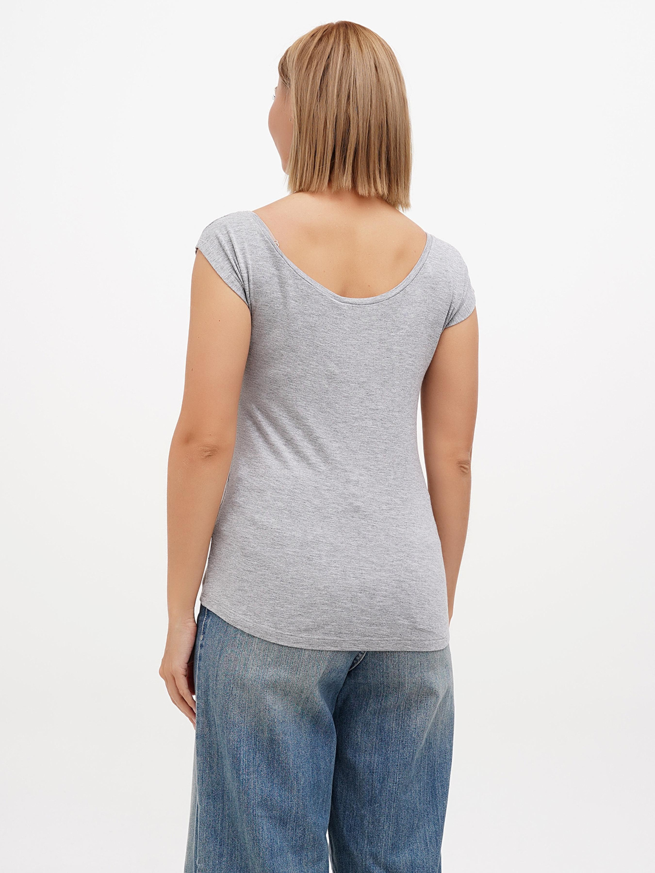 Футболка Sassofono модель A272-SF-1650_серый Фото