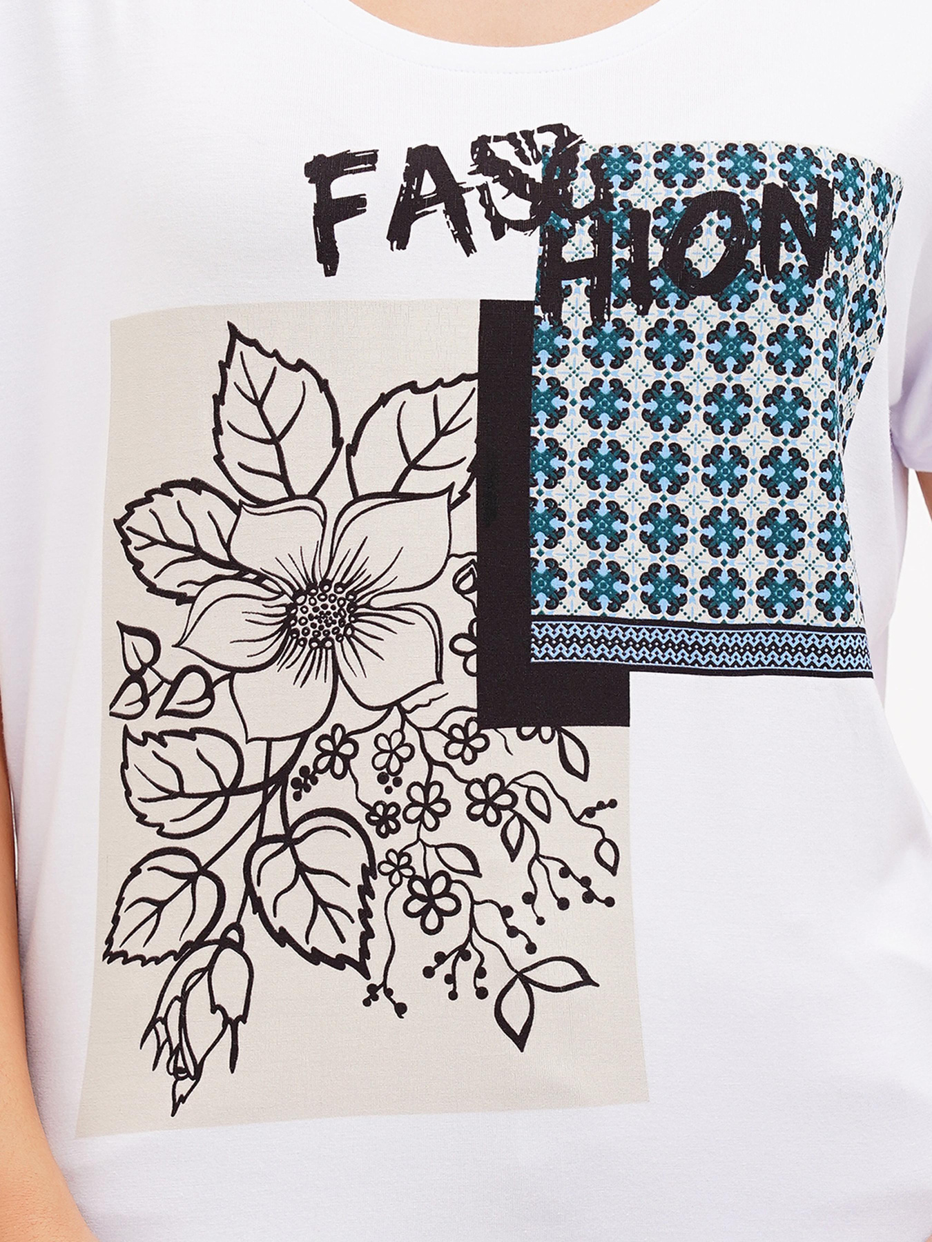 Футболка Sassofono модель A272-SF-1652_белый Фото