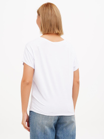 Футболка Sassofono модель A272-SF-1652_белый Фото