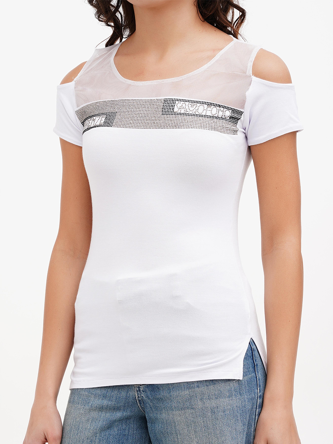 Футболка Sassofono модель A272-SF-1653_белый Фото