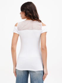 Футболка Sassofono модель A272-SF-1653_белый Фото