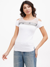 Футболка Sassofono модель A272-SF-1653_белый Фото