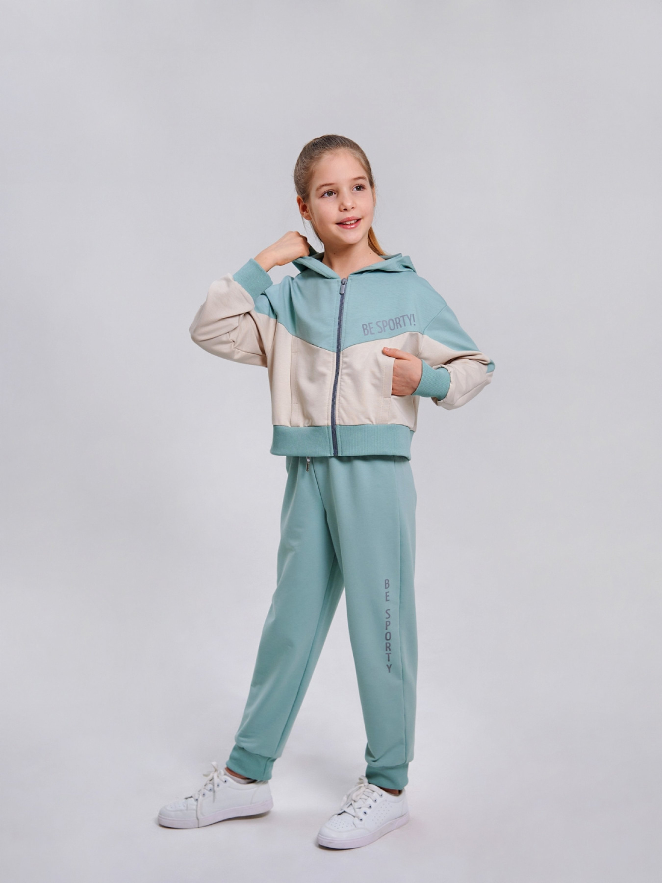 Спортивный костюм SMIL модель smil_117407-svetlyj-haki Фото