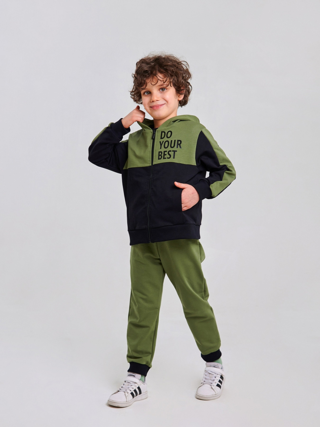 Спортивный костюм SMIL модель smil_117409-haki Фото