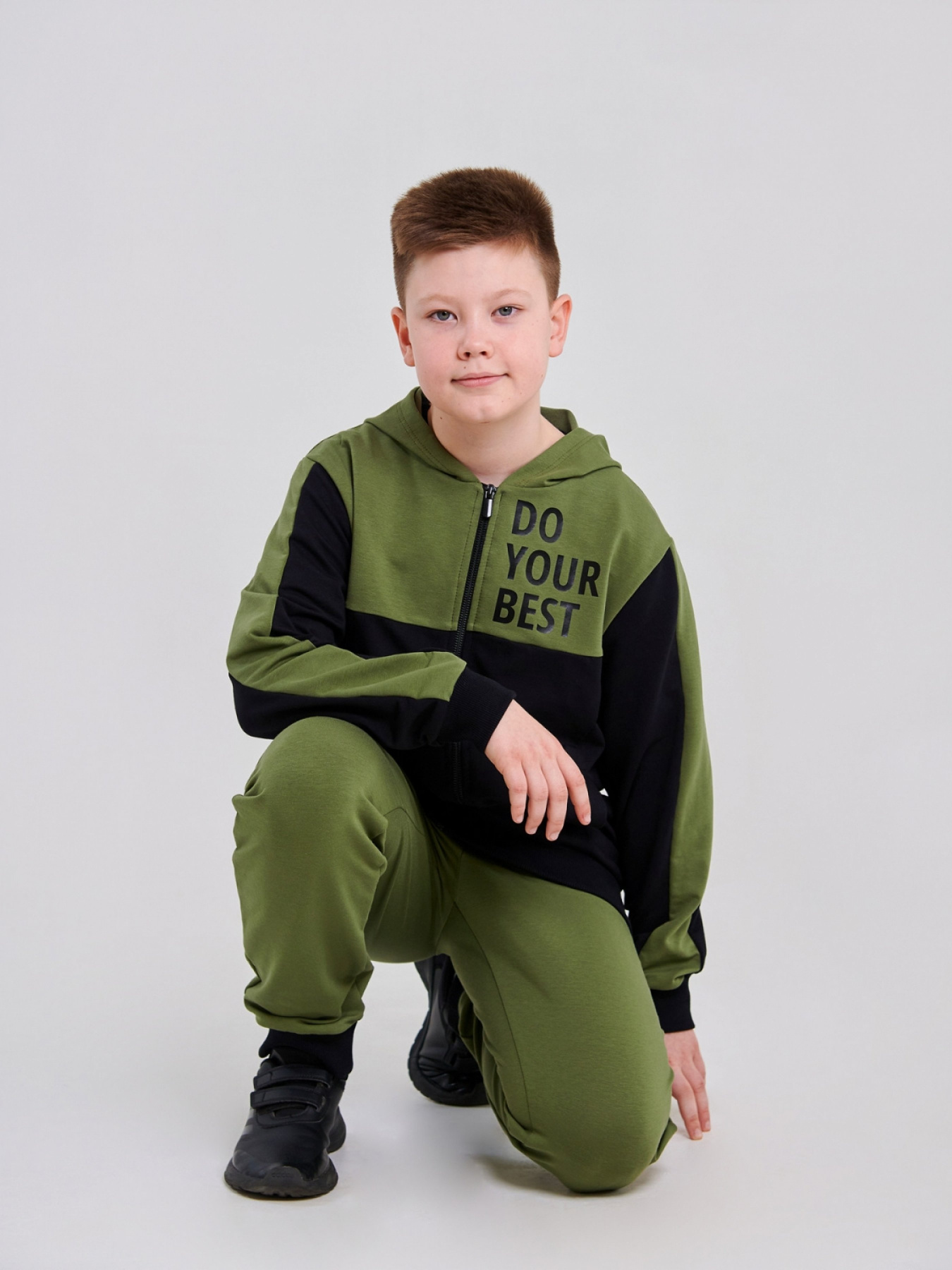 Спортивный костюм SMIL модель smil_117410-haki Фото