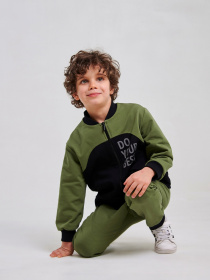 Спортивный костюм SMIL модель smil_117412-haki Фото