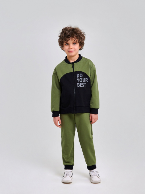 Спортивний костюм SMIL модель smil_117412-haki Фото