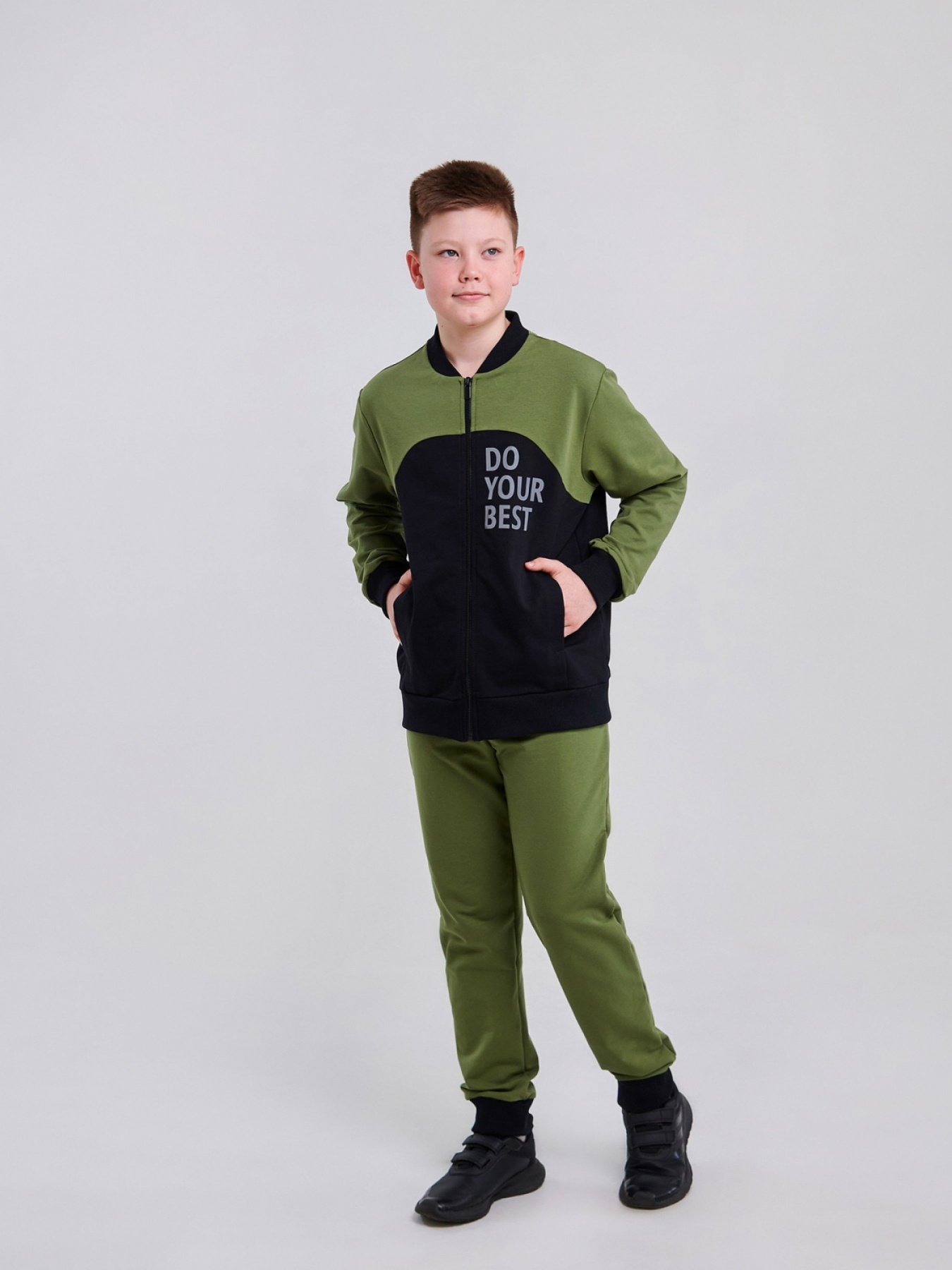 Спортивный костюм SMIL модель smil_117413-haki Фото