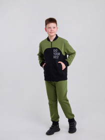 Спортивный костюм SMIL модель smil_117413-haki Спортивный костюм SMIL модель smil_117413-haki Фото