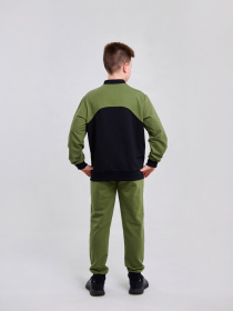 Спортивный костюм SMIL модель smil_117413-haki Спортивный костюм SMIL модель smil_117413-haki Фото