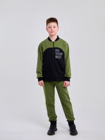 Спортивний костюм SMIL модель smil_117413-haki Фото