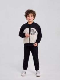 Спортивний костюм SMIL модель smil_117412-cernyj Фото