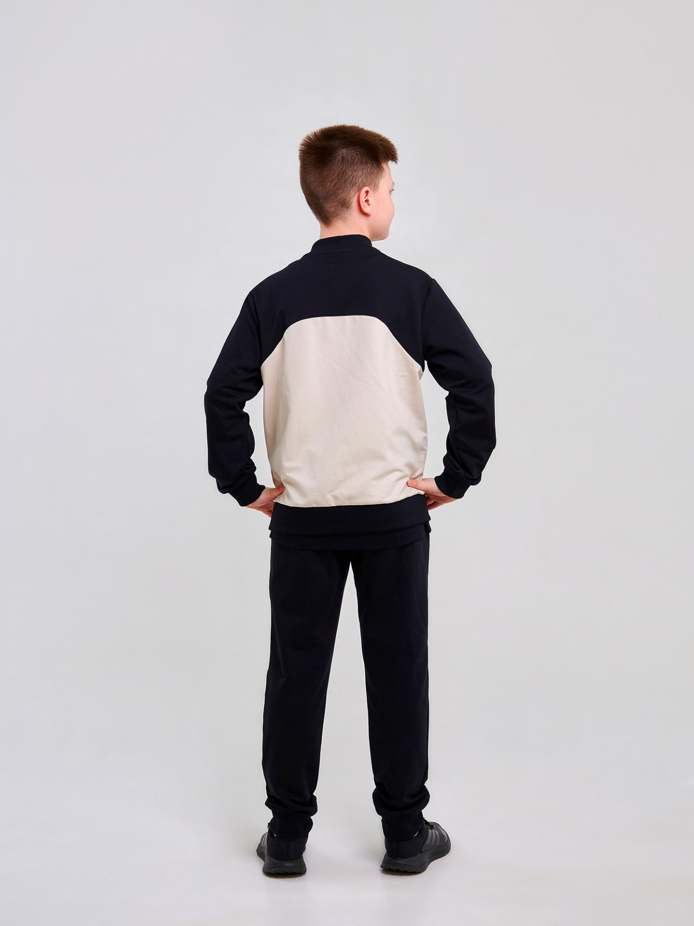 Спортивный костюм SMIL модель smil_117413-cernyj Фото