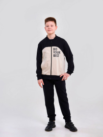 Спортивный костюм SMIL модель smil_117413-cernyj Фото