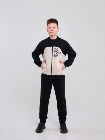 Спортивний костюм SMIL модель smil_117413-cernyj Фото