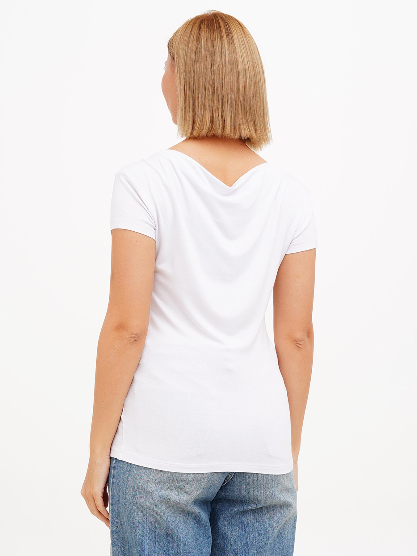 Футболка Sassofono модель A272-SF-1647_белый Фото