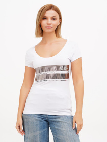 Футболка Sassofono модель A272-SF-1647_белый Фото