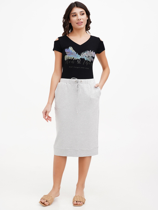 Спідниця міді Sassofono Модель A272-SF-1675 Фото