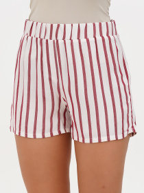 Повсякденні шорти Sassofono модель A272-SF-1708_бордовый Повсякденні шорти Sassofono модель A272-SF-1708_бордовый Фото