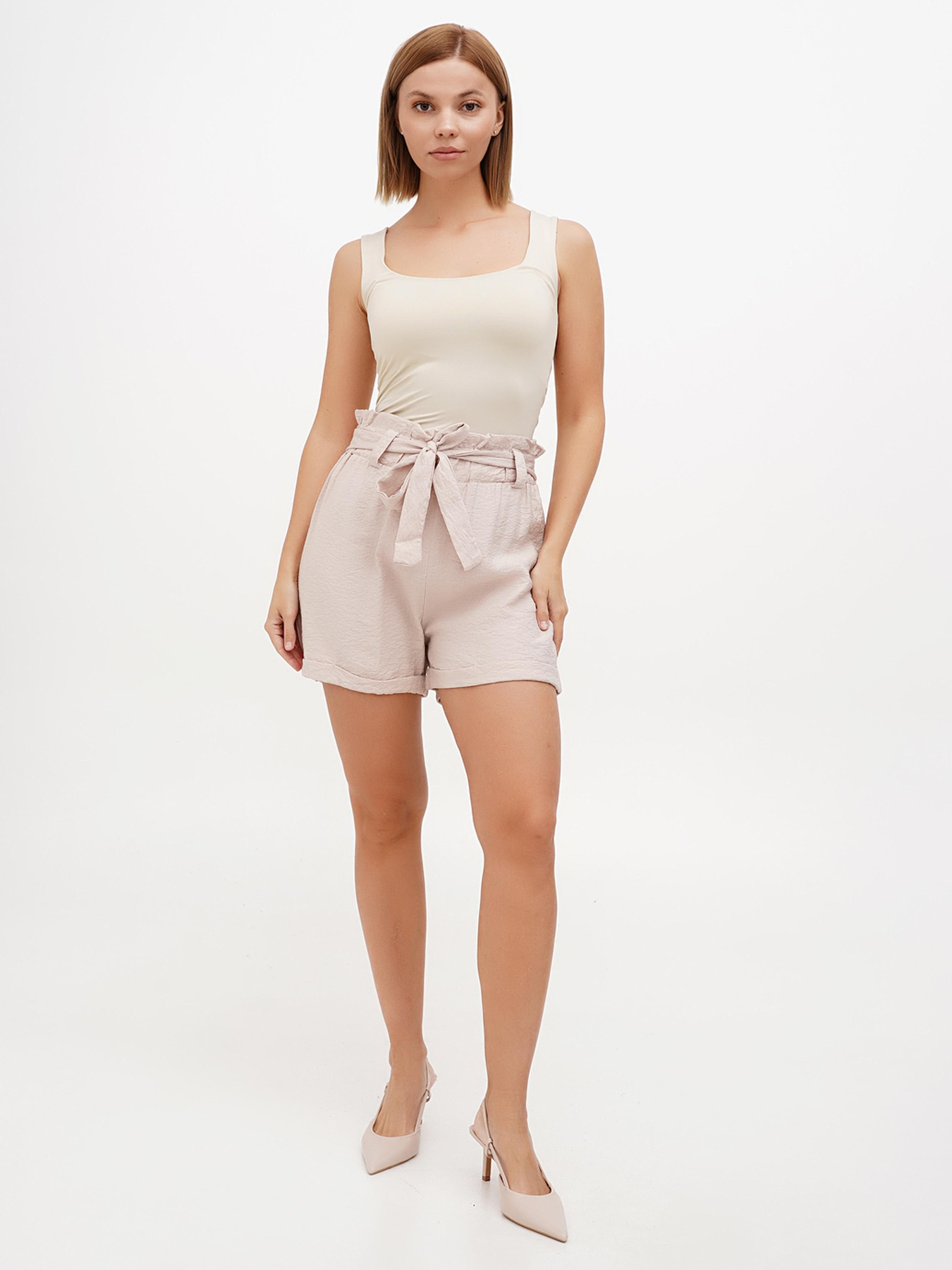 Шорты Sassofono модель A272-SC-2171_бежевый Фото