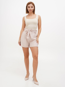 Шорты Sassofono модель A272-SC-2171_бежевый Фото