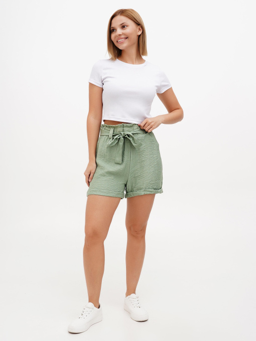 Повседневные шорты Sassofono модель A272-SC-2171_зелёный Фото